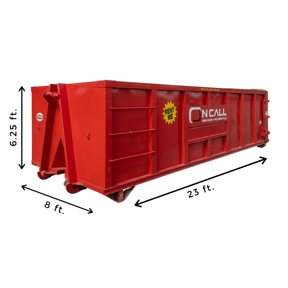 30 Yard Roll Off Dumpster Rental in Edmond by On Call Services