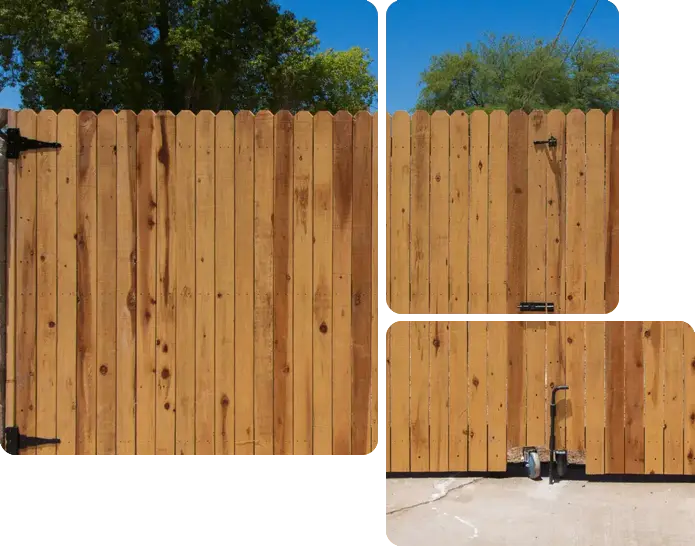 Wood Gate Construction in Moore