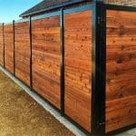Cross Frame Style Picket Privacy Fence