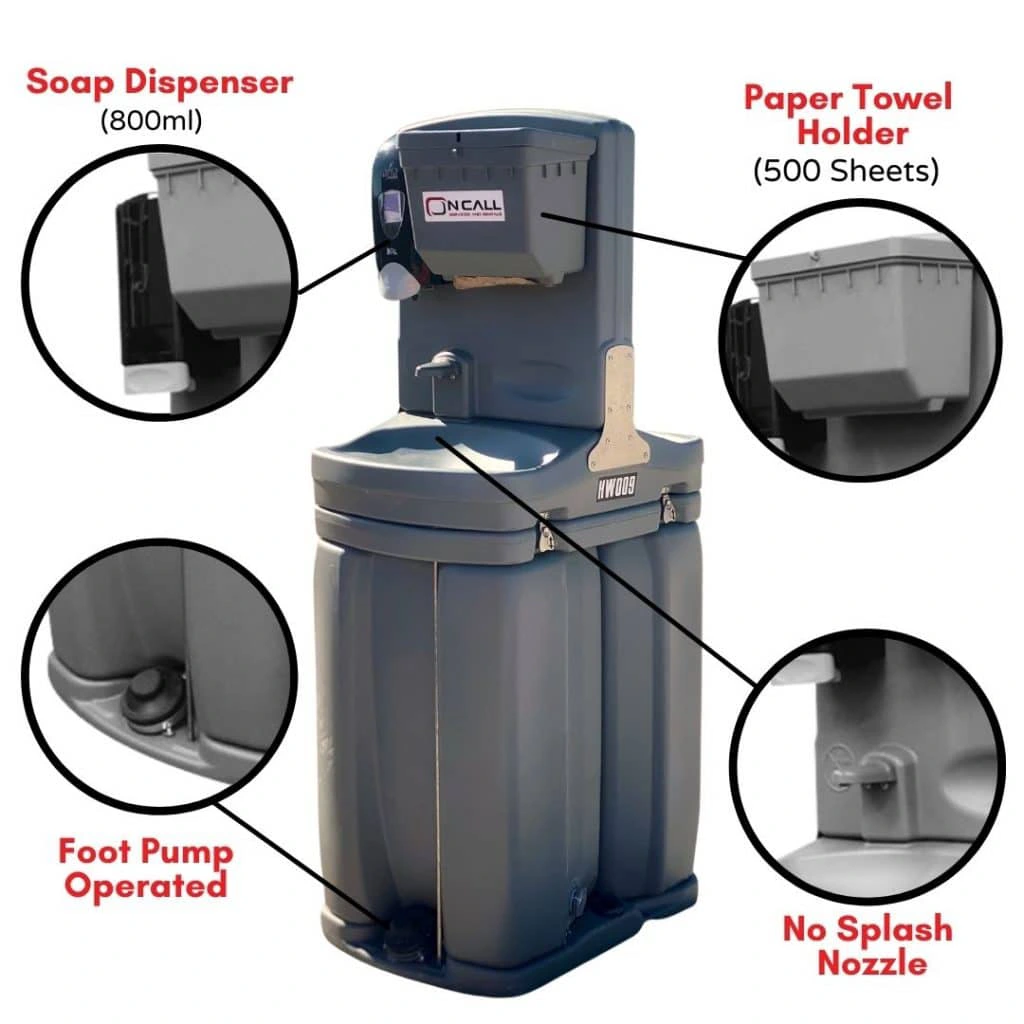 Handwashing Stations by OnCall Services & Rentals