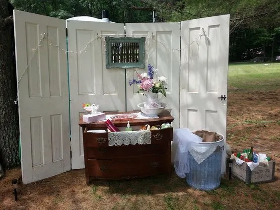 On Call Services clever decorations Wedding Porta-Potty