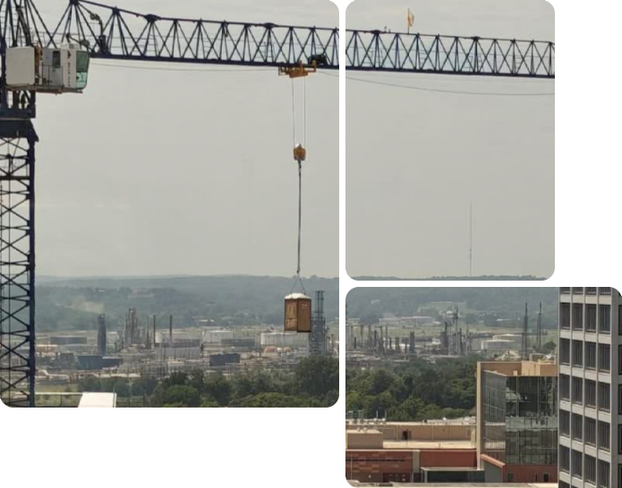 High Rise Porta Potty Rentals From On Call Services
